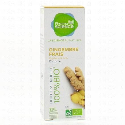 PHARMASCIENCE Huile essentielle de Gingembre frais flacon 5 ml