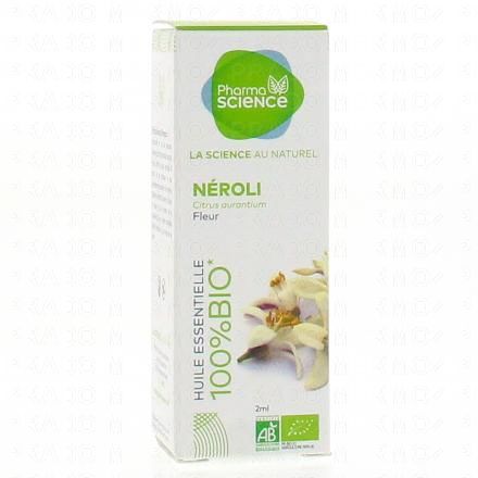 PHARMASCIENCE Huile essentielle de N&eacute;roli bio flacon 2 ml