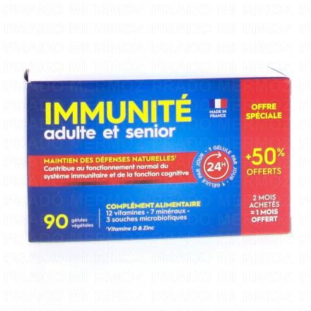 PHARMASCIENCE Immunit&eacute; Adulte et S&eacute;nior (90 g&eacute;lules)
