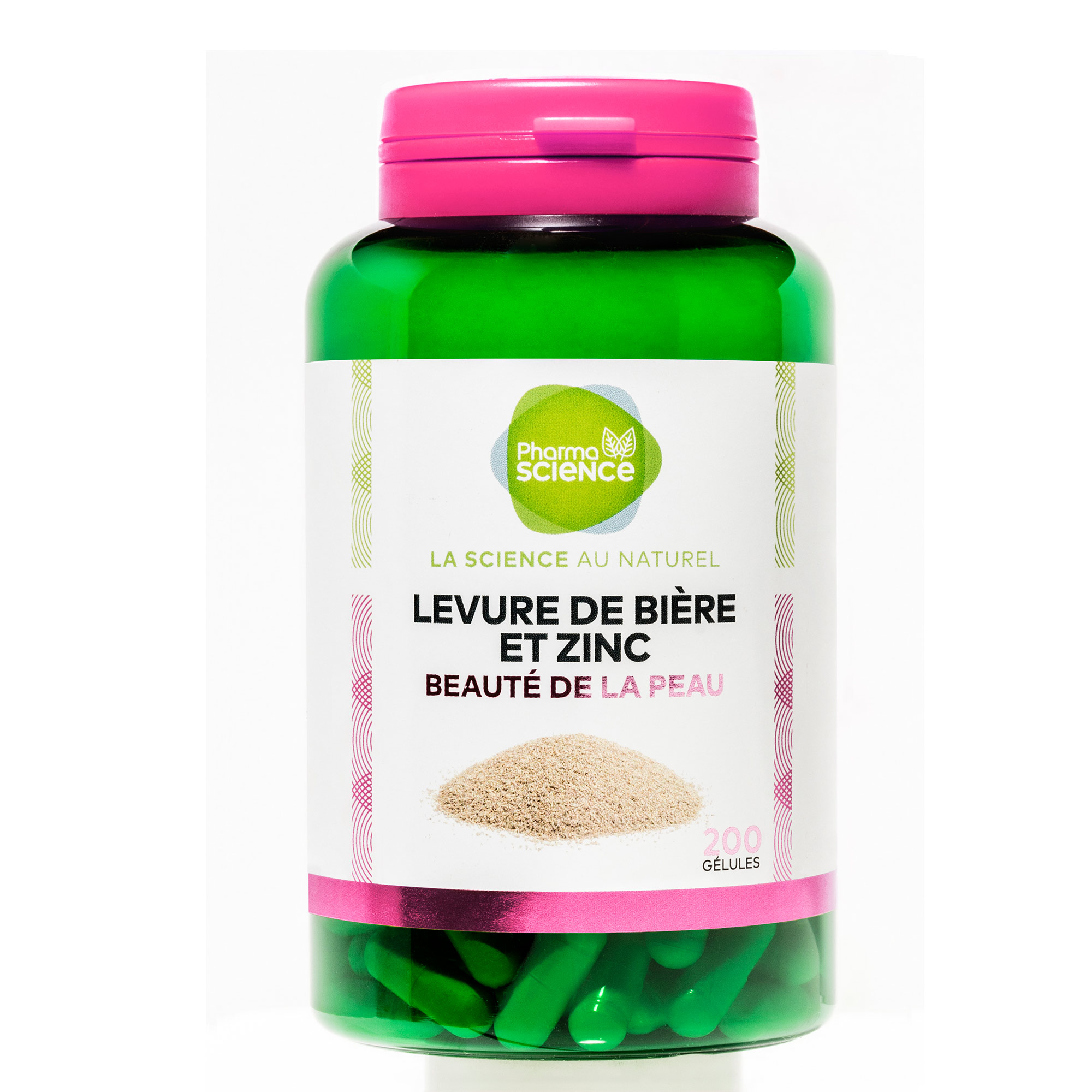 PHARMASCIENCE Levure de Bière et Zinc 200 gélules  Pharmacie en ligne