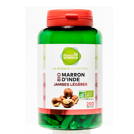 PHARMASCIENCE Circulation - Marron d'Inde Bio 200 gélules