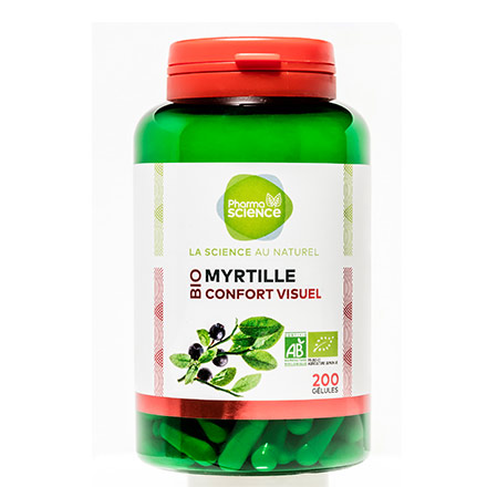 PHARMASCIENCE Circulation - Myrtille Bio 200 gélules