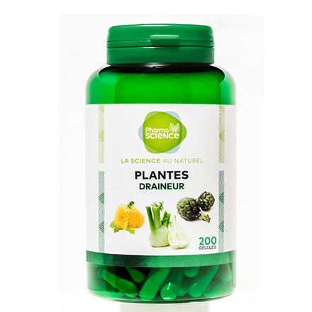 PHARMASCIENCE Minceur - Plantes draineur 200 g&eacute;lules