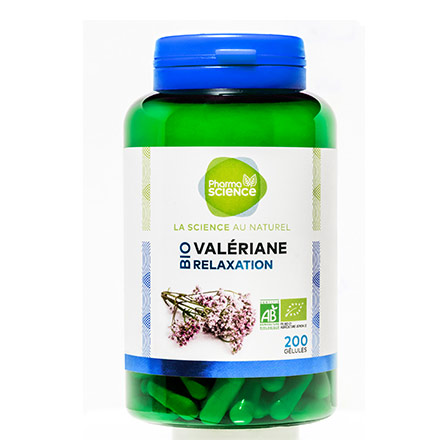 PHARMASCIENCE D&eacute;tente - Valeriane Bio 200 g&eacute;lules