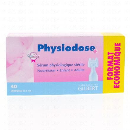 PHYSIODOSE Sérum physiologique (boite de 40 doses)