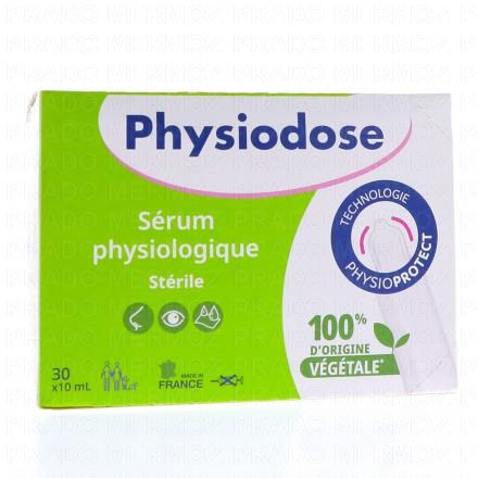 PHYSIODOSE Sérum physiologique Stérile 40x5ml (boite de 30 x 10ml)
