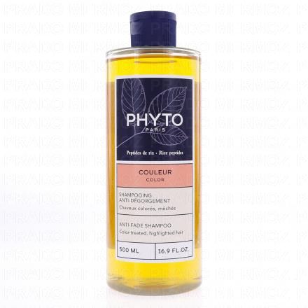 PHYTO COULEUR Shampooing anti d&eacute;gorgement (flacon 500ml)
