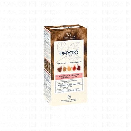 PHYTO Color n&deg;7.3 Blond Dor&eacute; coloration permanente enrichie en pigments v&eacute;g&eacute;taux