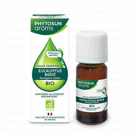 PHYTOSUN AROMS Huile essentielle d'Eucalyptus radi&eacute; Bio flacon 10 ml