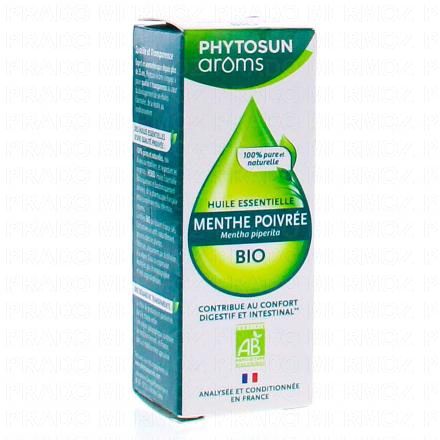 PHYTOSUN Arôms Huile essentielle de menthe poivrée bio flacon 10 ml