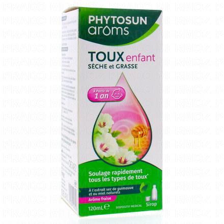 PHYTOSUN AROMS Sirop enfant toux sèche et grasse (120ml)