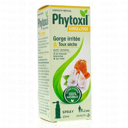 PHYTOXIL Gorge & toux - spray gorge irritée et toux sèche 20ml