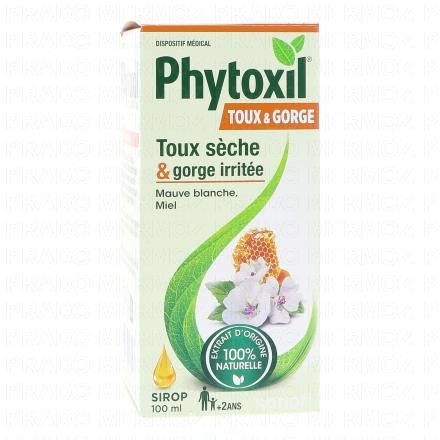 PHYTOXIL Sirop toux sèche et gorge irritée 100ml
