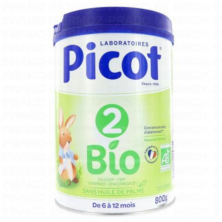 PICOT Bio Lait de suite 2&egrave;me &acirc;ge 800g