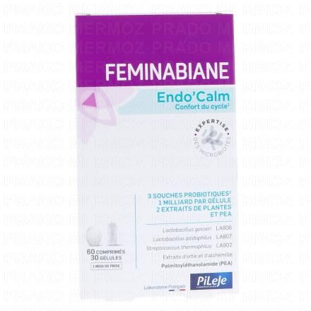 PIELEJE Feminabiane Endo'Calm 60 comprim&eacute;s + 30 g&eacute;lules