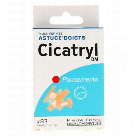 CICATRYL Pansements Multi-formes Astuce'doigts x 20