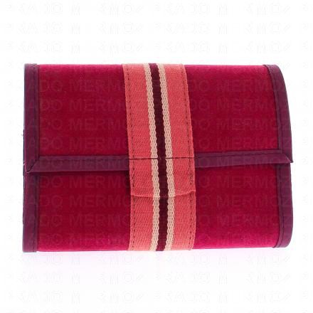 PILBOX Liberty pilulier hebdomadaire (rose / bordeaux)