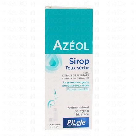 PILEJE Azéol Sirop Toux sèche 15 doses de 5ml