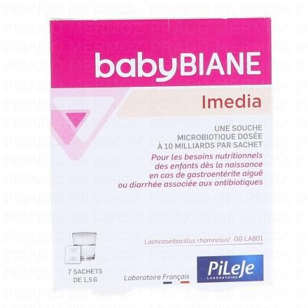 PILEJE Babybiane Imedia 7 sachets de 1.5g