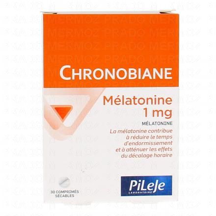 PILEJE Chronobiane Mélatonine 1mg 30 comprimés sécables