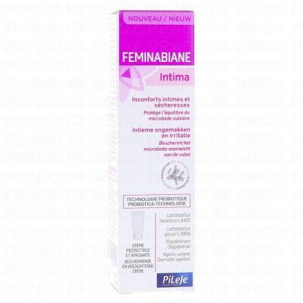 PILEJE Feminabiane Intima - Cr&egrave;me Inconforts Intimes et S&eacute;cheresses 15ml