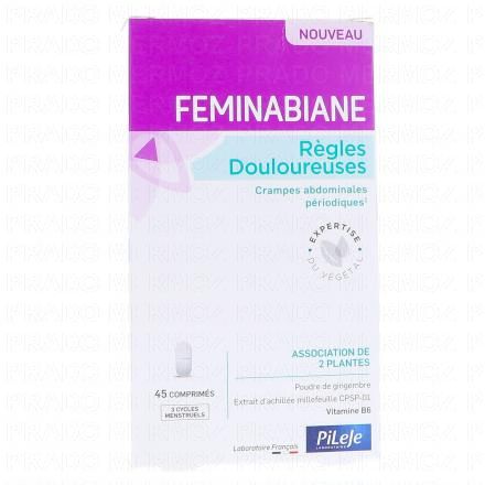 PILEJE Feminabiane R&egrave;gles Douloureuses x45 Comprim&eacute;s