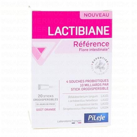 PILEJE Lactibiane R&eacute;f&eacute;rence - Flore intestinale x20 Sticks