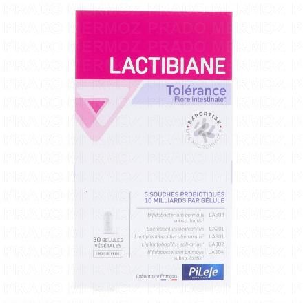 PILEJE Lactibiane tolérance (boîte 30 gélules)