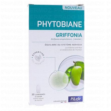 PILEJE Phytobiane - Griffonia - &Eacute;quilibre Nerveux x30 Comprim&eacute;s &agrave; Sucer