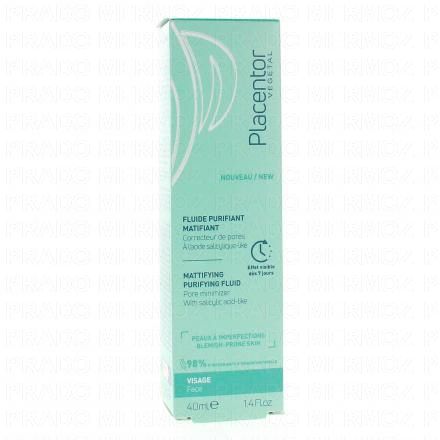 PLACENTOR Fluide purifiant matifiant 40ml