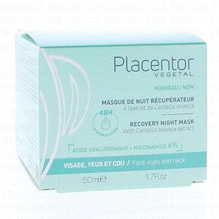PLACENTOR Masque de nuit récupérateur 50ml