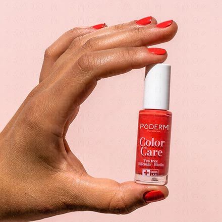 PODERM Color care - Vernis &agrave; ongles soin (rose corail n&deg;273)