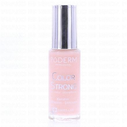 PODERM Vernis color strong durcisseur n&deg;903 Rose Poudr&eacute; 8ml