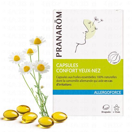 PRANAROM Allergoforce - Capsules confort yeux nez 30 capsules