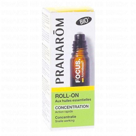 PRANAROM Aromaboost - Roll-On Focus aux Huiles Essentielles Bio 5ml
