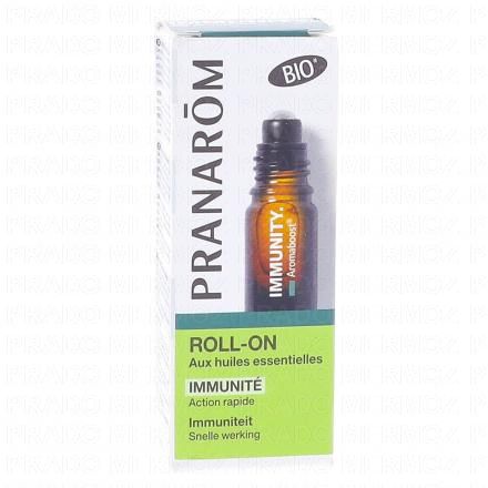 PRANAROM Aromaboost - Roll-On Immunit&eacute; aux Huiles Essentielles Bio 5ml