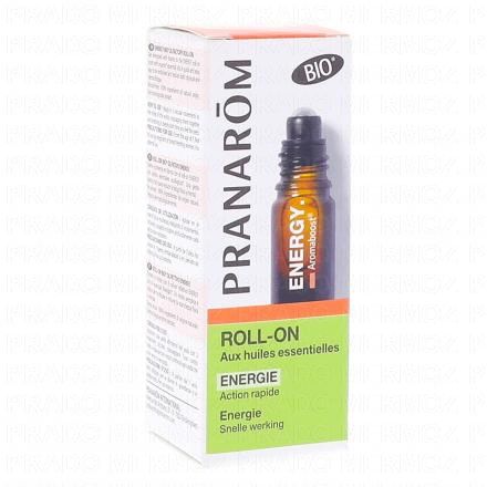 PRANAROM Aromaboost - Roll-On &eacute;nergie aux huiles essentielles Bio 5ml