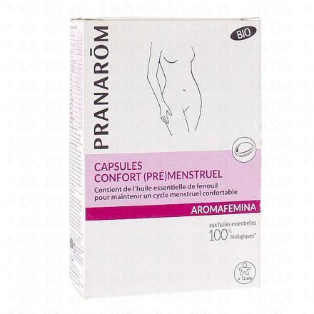 PRANAROM Aromafemina - Confort (pr&eacute;)menstruel bio x30 capsules