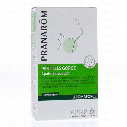 PRANAROM Aromaforce - Pastilles gorge x21 pastilles