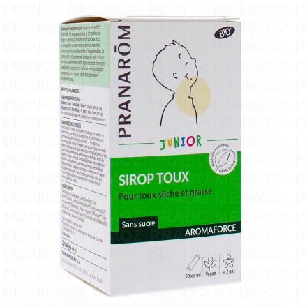 PRANAROM Aromaforce - Sirop Toux Junior 20 x 5 ml