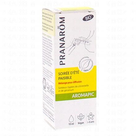 PRANAROM Aromapic - Mélange pour diffusion soirée d'été paisible bio 10ml