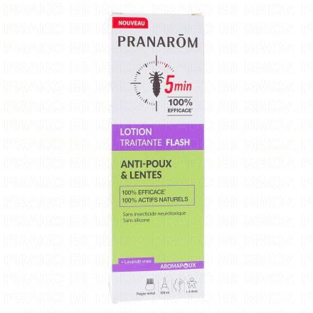 PRANAROM Aromapoux - Lotion traitante flash anti-poux et lentes 100ml + peigne