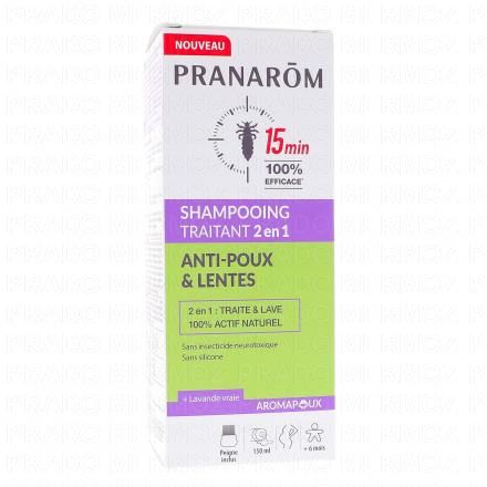 PRANAROM Aromapoux - Shampoing traitant 2en1 anti-poux et lentes 150ml