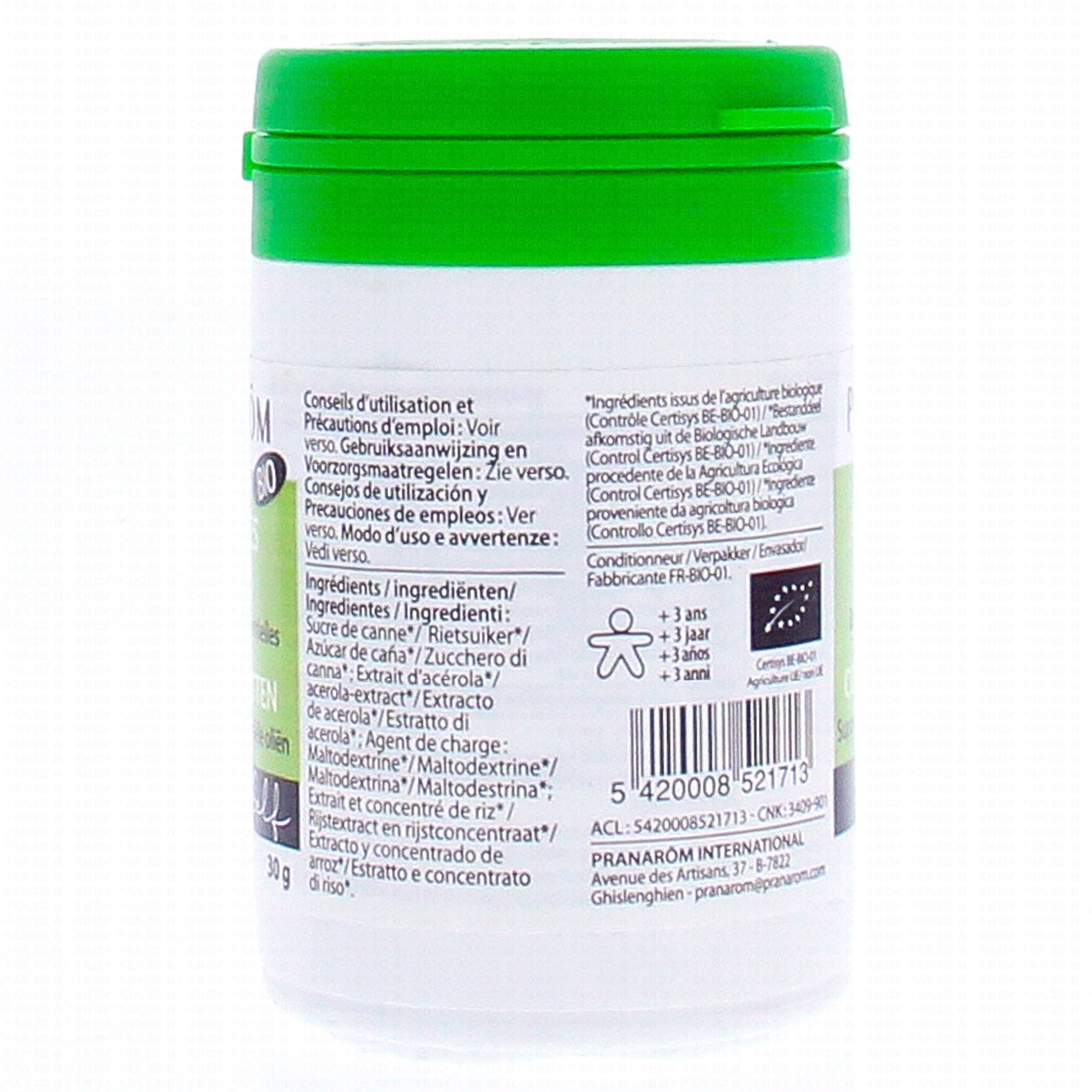 PRANAROM Aromaself - Comprimés neutre bio 30g - Pharmacie Prado Mermoz