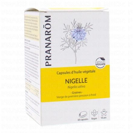PRANAROM Capsules d'Huile v&eacute;g&eacute;tale de Nigelle 60 capsules