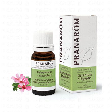 PRANAROM Huile essentielle G&eacute;ranium Egypte flacon 10ml