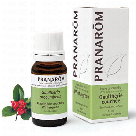 PRANAROM Huile essentielle Gaultherie Couch&eacute;e flacon 10ml