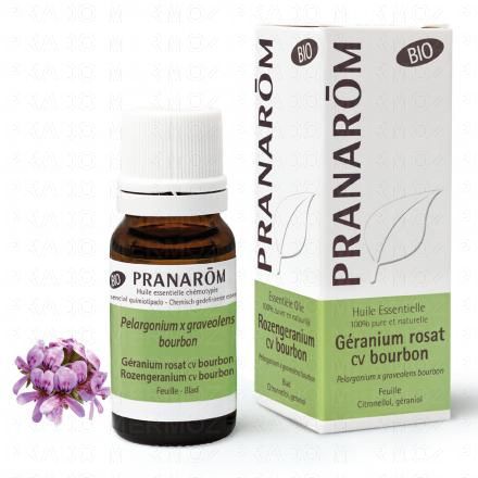 PRANAROM Huile essentielle G&eacute;ranium Rosat bio flacon 10ml