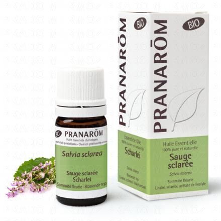 PRANAROM Huile essentielle Sauge Sclar&eacute;e bio flacon 5ml