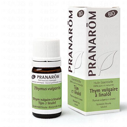 PRANAROM Huile essentielle Thym vulgaire Linalol bio flacon 5ml